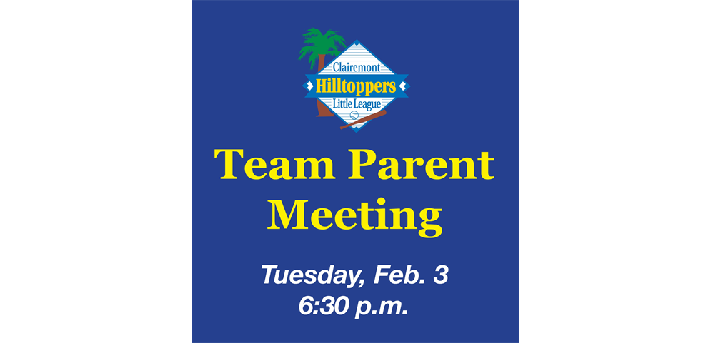 Team Parent Meeting
