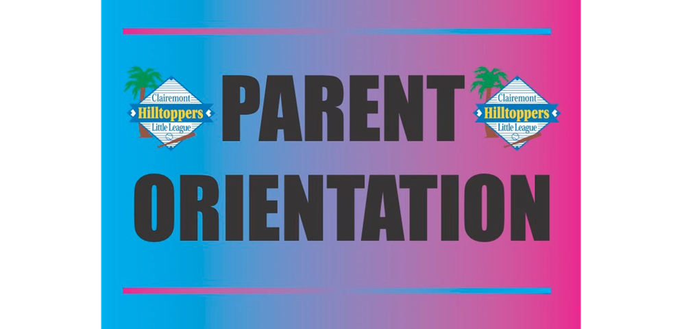 Parent Orientation Jan.28