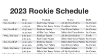 Schedules Are Here!