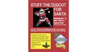 Stuff the Dugout for Santa